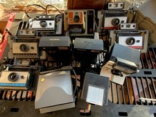 Mixed Lot 11 Polaroid Land cameras untested