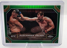 2024 Topps Chrome UFC Green Refractor of Alexander Volkov /99!!!