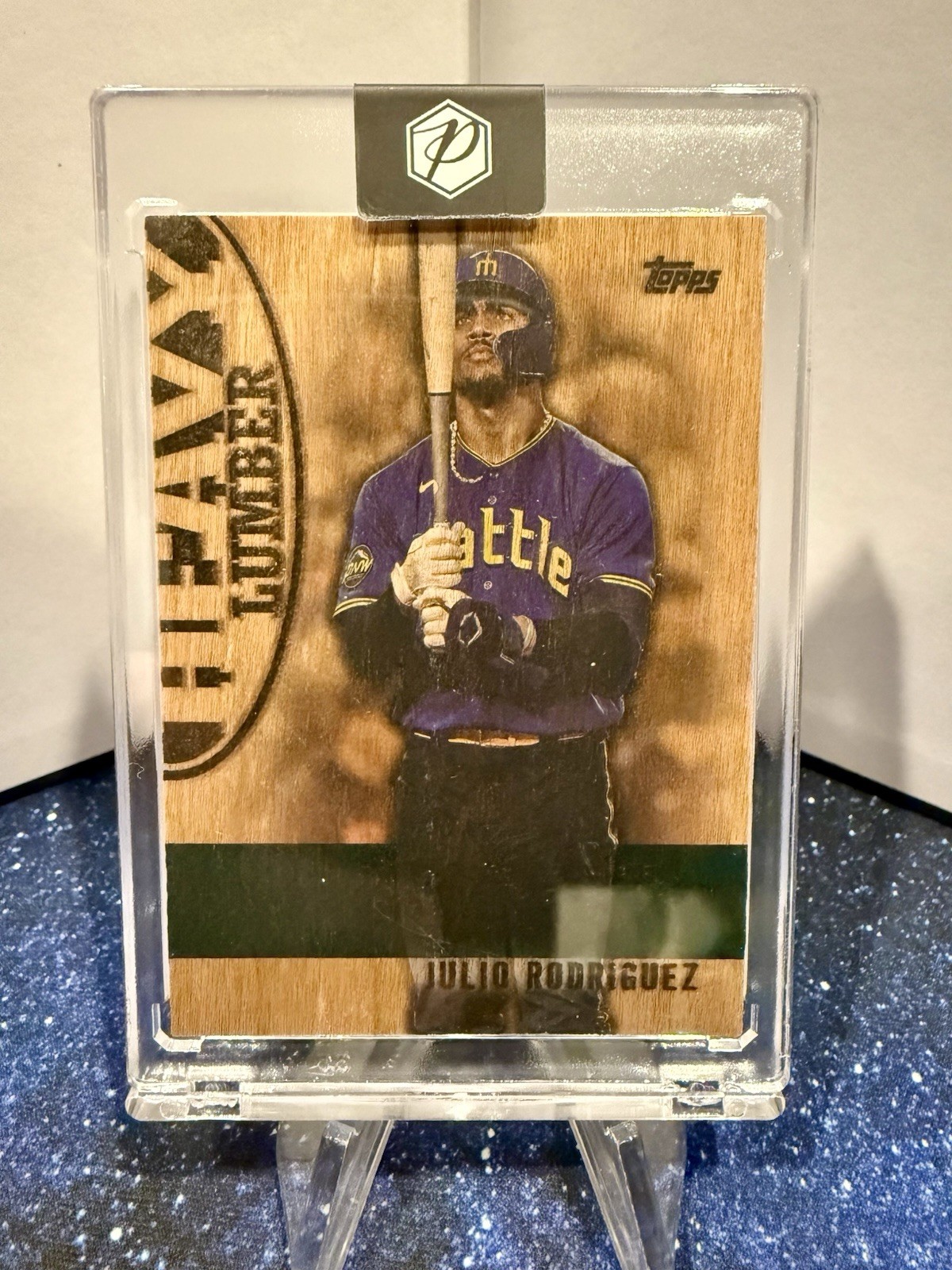 2024 Topps Series 1 Baseball Julio Rodriguez Heavy Lumber Case Hit Mariners