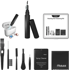 Premium Hearing Aid Cleaning Kit - Compatible with Rechargeable Hearing Aid with