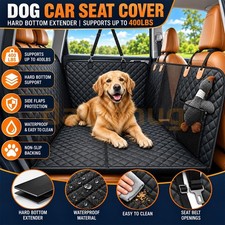 Dog Car Seat Cover Back Hard Bottom Extender For Dogs Supports 400lbs Pet New Dog Car Seat Cover Back Hard Bottom Extender For Dogs Supports 400lbs Pet New