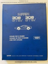1981 Ferrari 308 Gtbi Gtsi Spare Parts Book Catalogue 1981 Ferrari 308 Gtbi Gtsi Spare Parts Book Catalogue
