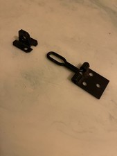 DOOR SHED GATE LATCH - HASP & STAPLE PLATE 3"  FOR PADLOCKS - NEW