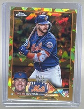 Pete Alonso 2023 Topps Chrome Sapphire #20 Gold Refractor /50