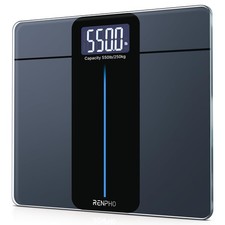 Weighing Scales for Body Weight 550 lb/250 kg, Large LCD Display Bathroo