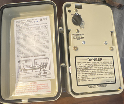 Intermatic PF1102 Freeze Sentry Freeze Protection Control, Gray