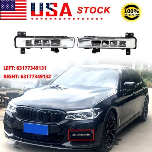 Left+Right LED Fog Light For 2017-2020 BMW 5' G30 G31 530i 540i 63177349131/132 - product listing photo