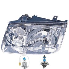 Scheinwerfer rechts inkl. OSRAM Lampen mit Nebelscheinwerfer für VW Bora 1J2