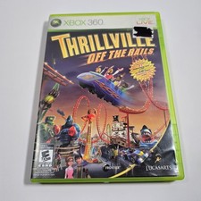 Thrillville: Off the Rails Xbox 360 Game Complete CIB LucasArts NTSC Xbox Live