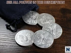 NobleSpirit Valuable 5x GEM BU 2021 American Silver Eagle .999 Fine 1oz Lot