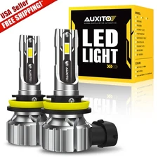 AUXITO H11 LED Headlight Bulbs Low Beam 20000LM Super Bright White E2 Series
