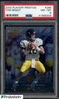 2000 PLAYOFF PRESTIGE TOM BRADY 0775/2500 #286 RC ROOKIE PSA 8 NM-MY
