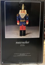 NUTCRACKER 72  TALL 72 LIGHTS INDOOR/OUTDOOR CHRISTMAS DECORATION RARE