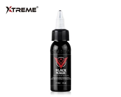 BLACK MAGIC 1-oz Xtreme Ink Dark Shading Lining Tattoo Pigment (Made in USA)