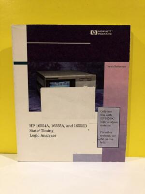 HP 16555-97014 16554A 16555A 16555D State/Timing Logic Analyzer User's Reference
