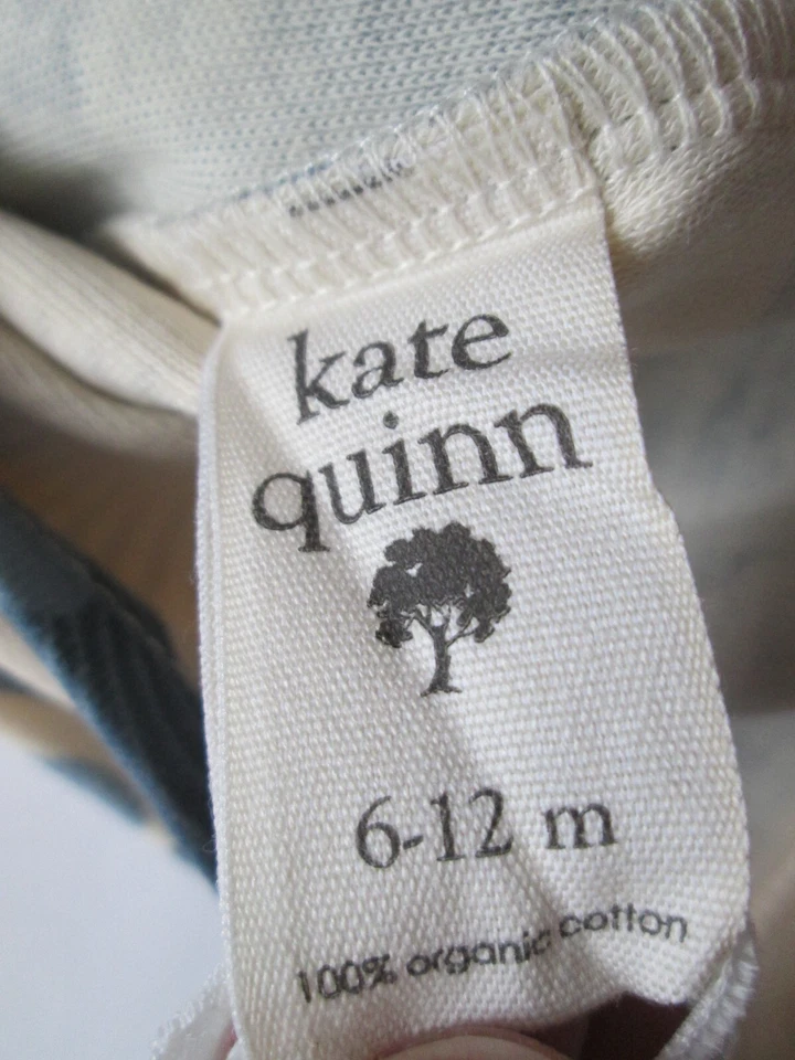 NEW Kate Quinn Pilot Elf Hat 6-12 Mos. Baby Ocean Sun Blue Waves Organic Cotton - Image 3 of 4