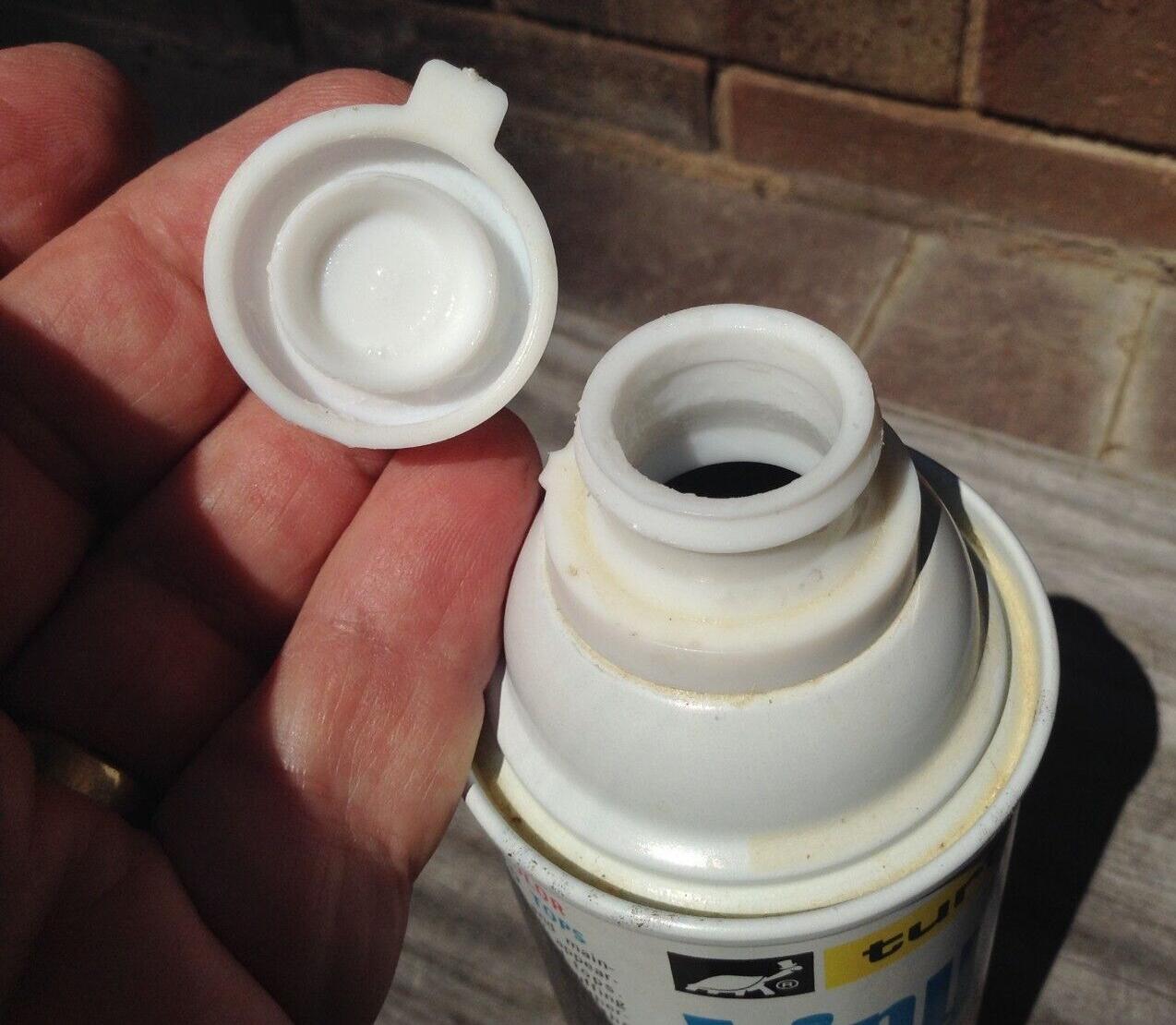 vintage Turtle Wax vinyl top wax metal can very cool & retro & preUPC