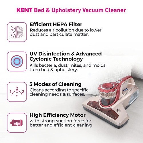 KENT 16002 Bed & Upholstery Vacuum Cleaner 450-Watt- Free Shipping - 第 10/10 張圖片