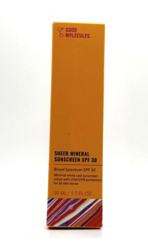 Good Molecules Sheer Mineral Sunscreen SPF 30 FULL SIZE (50 mL/1.7 fl Oz) - Picture 1 of 1