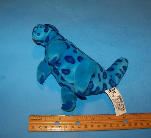 The 24K Company Beanie / Plush "Fantasaurs Collection" 1997 Tyrannosaurus (Blue) - Picture 2 of 3