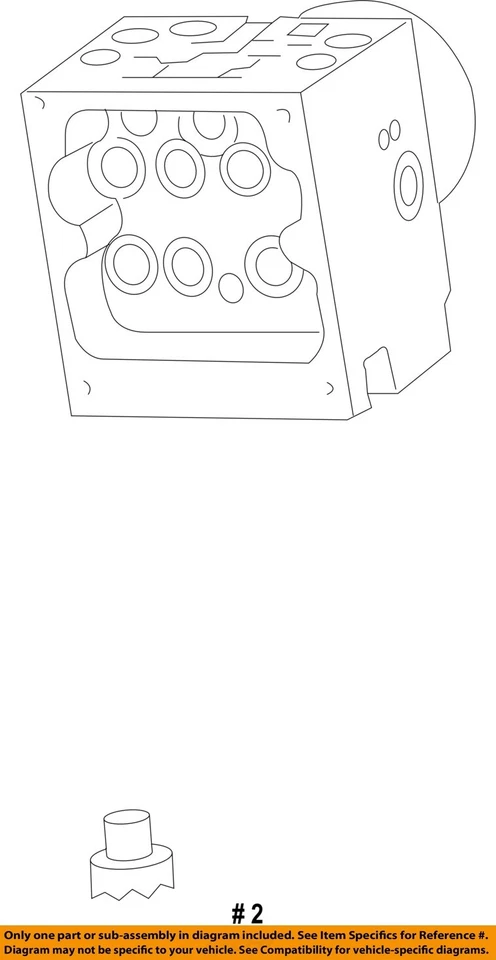 Used ABS Pump and Motor Assembly fits: 2007 Chevrolet Trailblazer Assembly Grade - Image 4 of 4