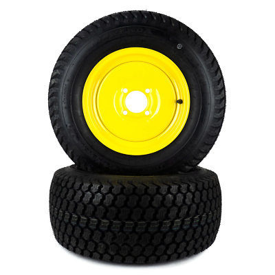 その他 TD 2) Super Turf Tire Assemblies 24x9.50-12 Fits John Deere ZTrak Pro