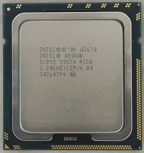 Procesador CPU Intel Xeon W3670 3,2 GHz 12 MB 6 núcleos Socket 1366 LGA1366 SLBVE - Imagen 2 de 3