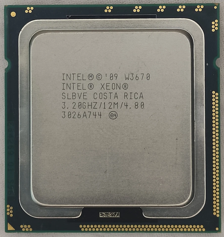 Intel Xeon W3670 3.2GHz 12MB 6-Cores Socket 1366 LGA1366 CPU Processor SLBVE - Image 2 of 3