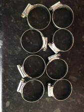 Hose clips size 2A 35 -50 mm genuine Uk made Clips Total 8 clips
