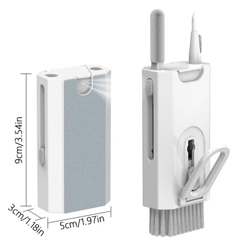 Electronics Cleaning Set With Brushes Fiber Cloth For Laptop Keyboard Cleaner - Photo 8/9