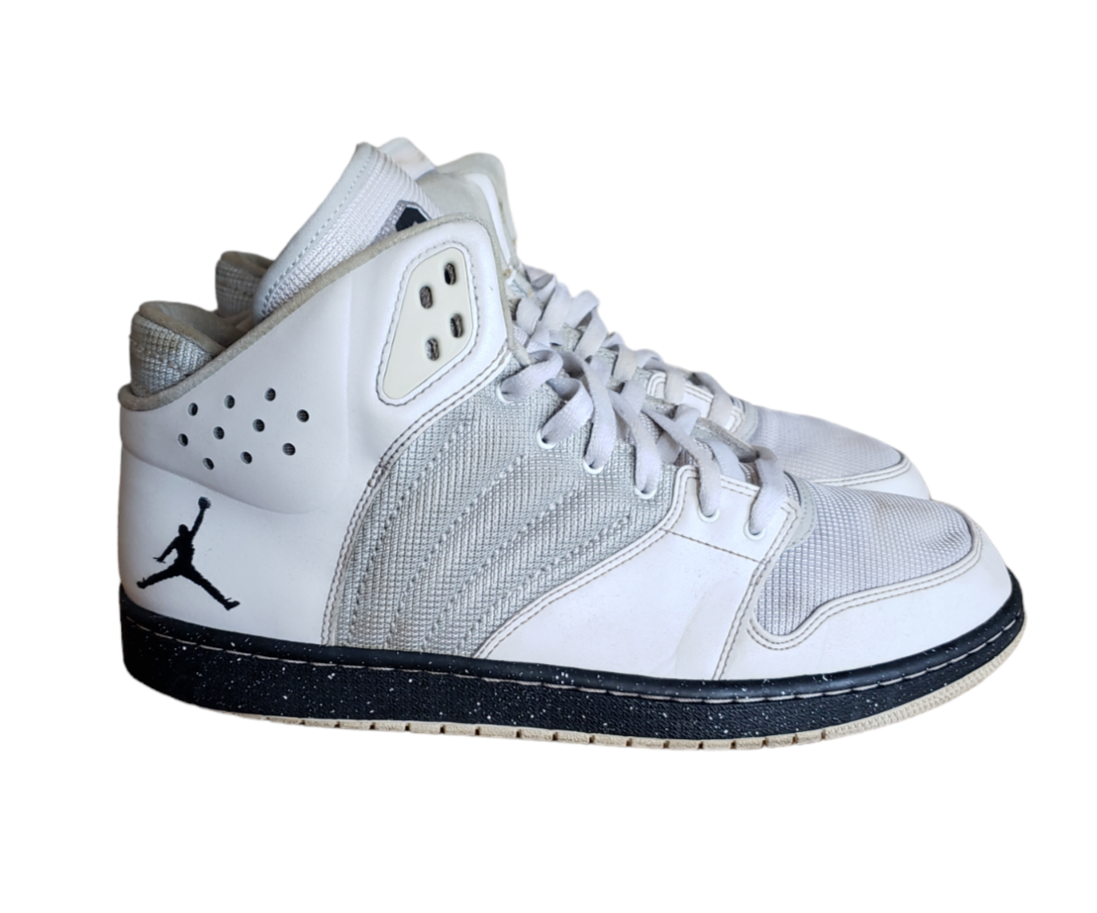 Nike Men's Air Jordan 1 Flight 4 838818 White Basketball Shoes