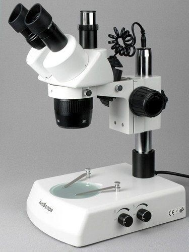 AmScope SW24TY 20x-30x-40x-60x Super Widefield Stereo Trinocular Microscope Head - Picture 2 of 5