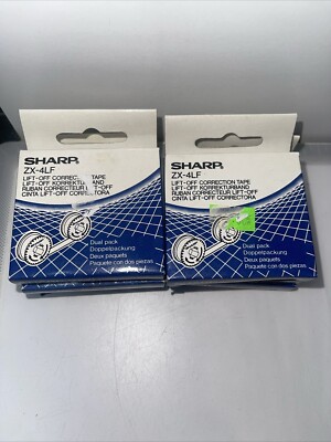 6 Packs Of Sharp ZX-4LF Lift-off Correction Tape 7624 (66a) | eBay UK