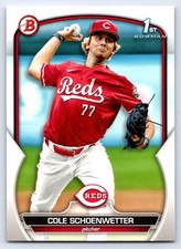 2023 1st Bowman Draft #BD-116 Cole Schoenwetter Cincinnati Reds BASEBALL Card