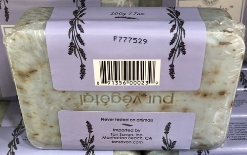 Trader Joe's Bisous de Provence LAVENDER Triple Milled Soap w/ Shea Butter 7oz - Picture 3 of 4