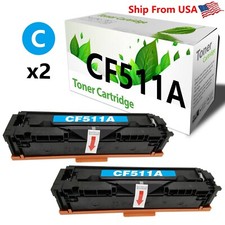 2-Pack 204A Cyan Toner Cartridge CF511A for Pro M180nw 181fw Printer