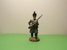 WATERLOO REGIMENTS PEWTER 1-32 54MM PAINTED SOLDIER FRENCH GRENADIER WINTER COAT