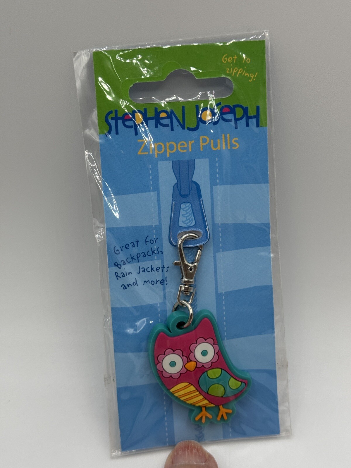 Stephen Joseph Owl Zipper Pull