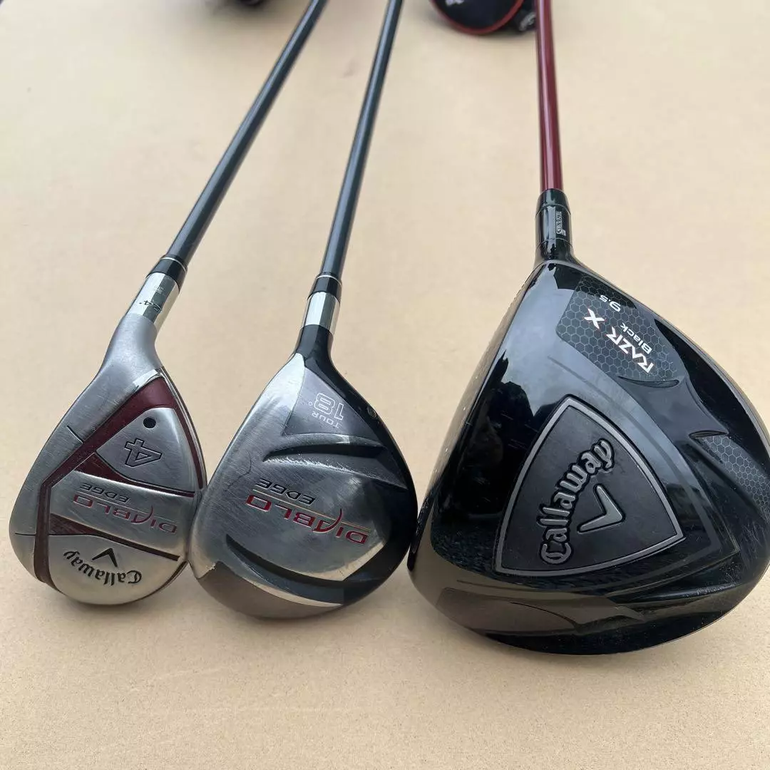 Callaway Driver RAZR X BLACK9.5 DIABLOEDGE 2 Types UT Iron Set