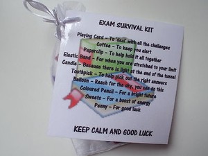 exam survival kit for boyfriend