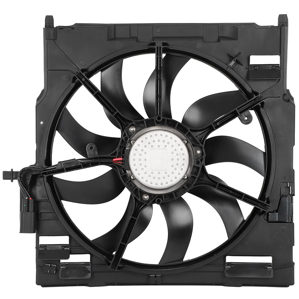 Radiator Fan Assembly For 2009 2010 2011 2012 2013 BMW X5 2008-2014 BMW X6 - Изображение 3 из 4