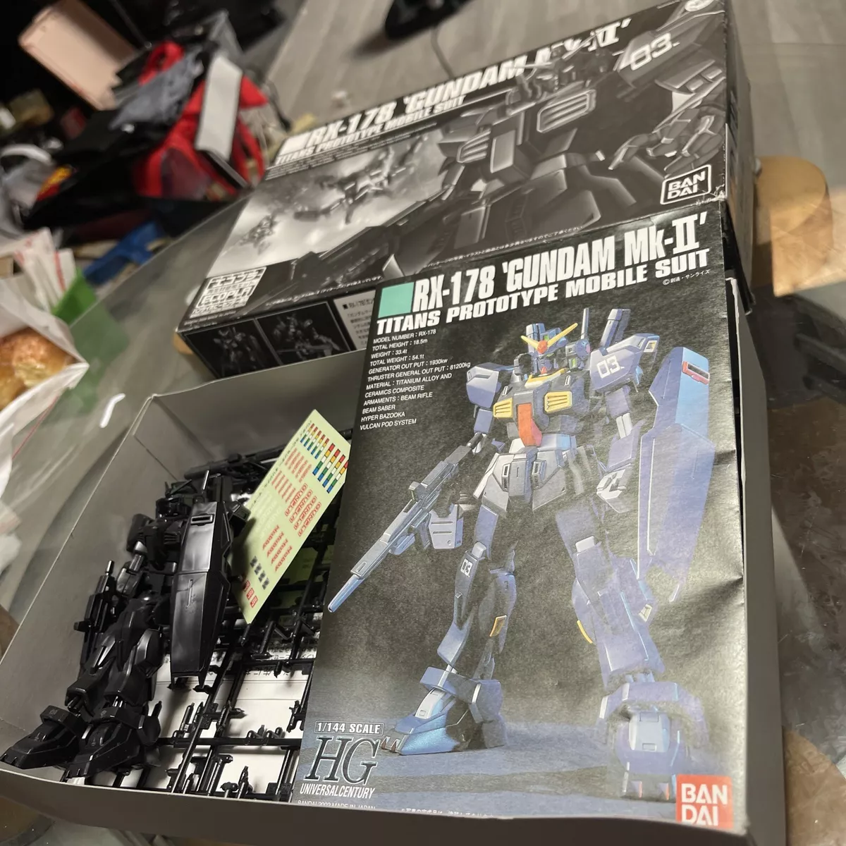 Bandai RX-178 Gundam Mk-II Titans Prototype Mobile Suit