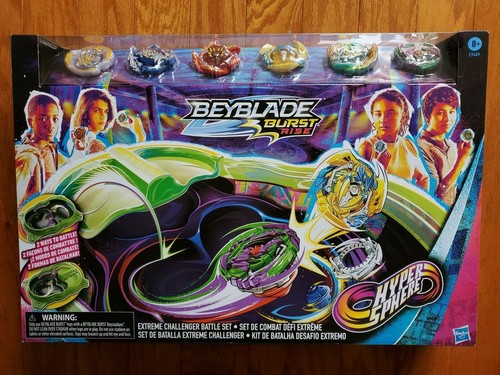 Hasbro Beyblade Burst Rise Hypersphere Extreme Challenger Battle Playset New!! - Foto 1 di 4