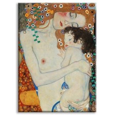 MATHER - Gustav Klimt - Quadro stampato su Canvas e montato su telaio in legno