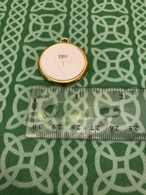 Pro 1 Gold Ball Piece Necklace Pendant Award Piece FREE SHIPPING