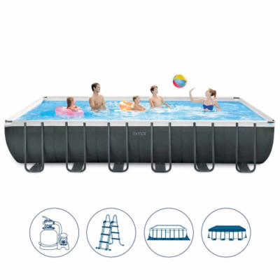 Intex 26364 Ultra Structure XTR CM Pool 732x366x132 mit Filterpumpe und