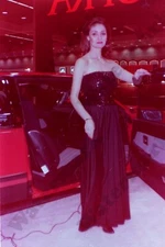 busty curvy  woman glamour  bikini lingerie  35mm Negative  Yot16