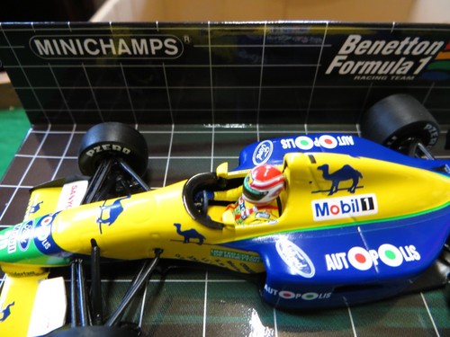 MINICHAMPS F1 BENETTON FORD B-191 NELSON PIQUET 1991 #20 1/43 MIB - Picture 6 of 10