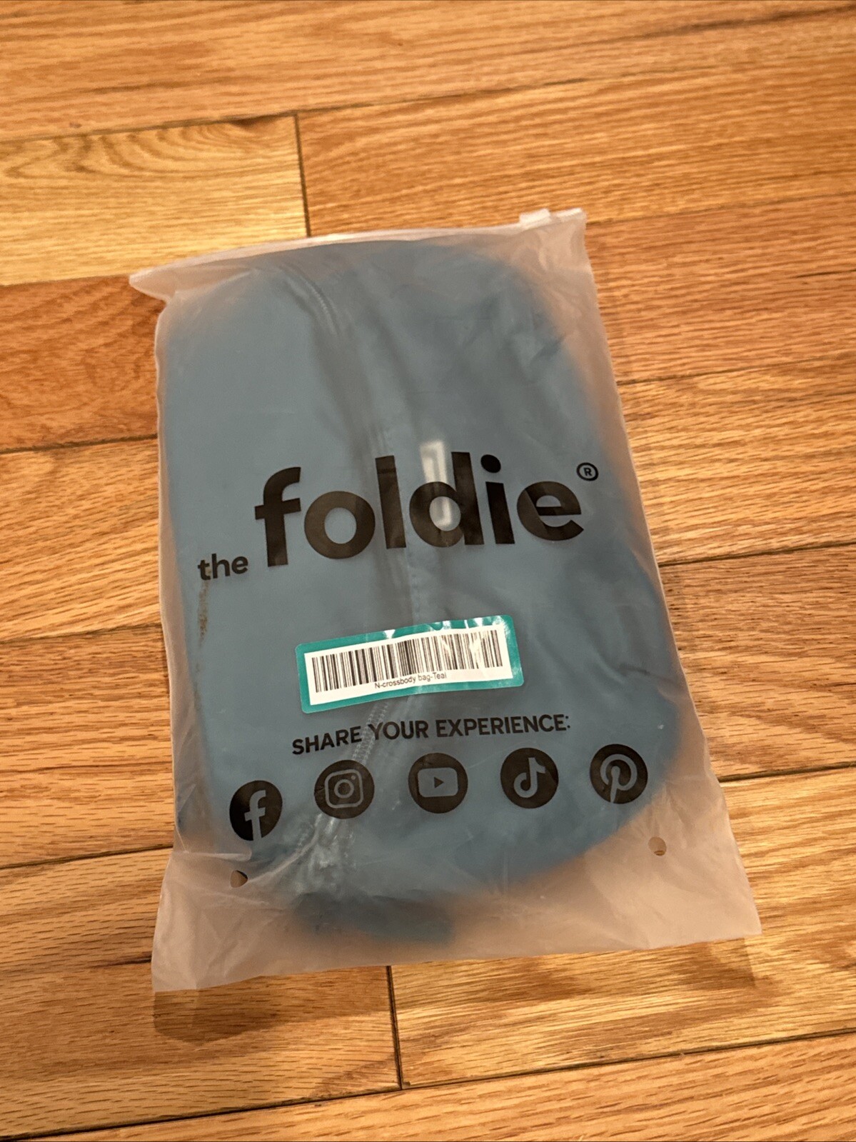 New The Foldie Crossbody Bag Teal