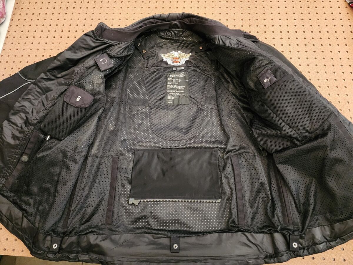Harley-Davidson FXRG Nylon Men's Motorcycle Jacket 98366 Harley-Davidson FXRG Nylon Men's Motorcycle Jacket 98366